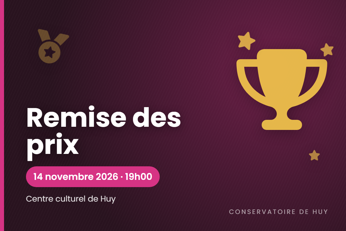 Remise des prix