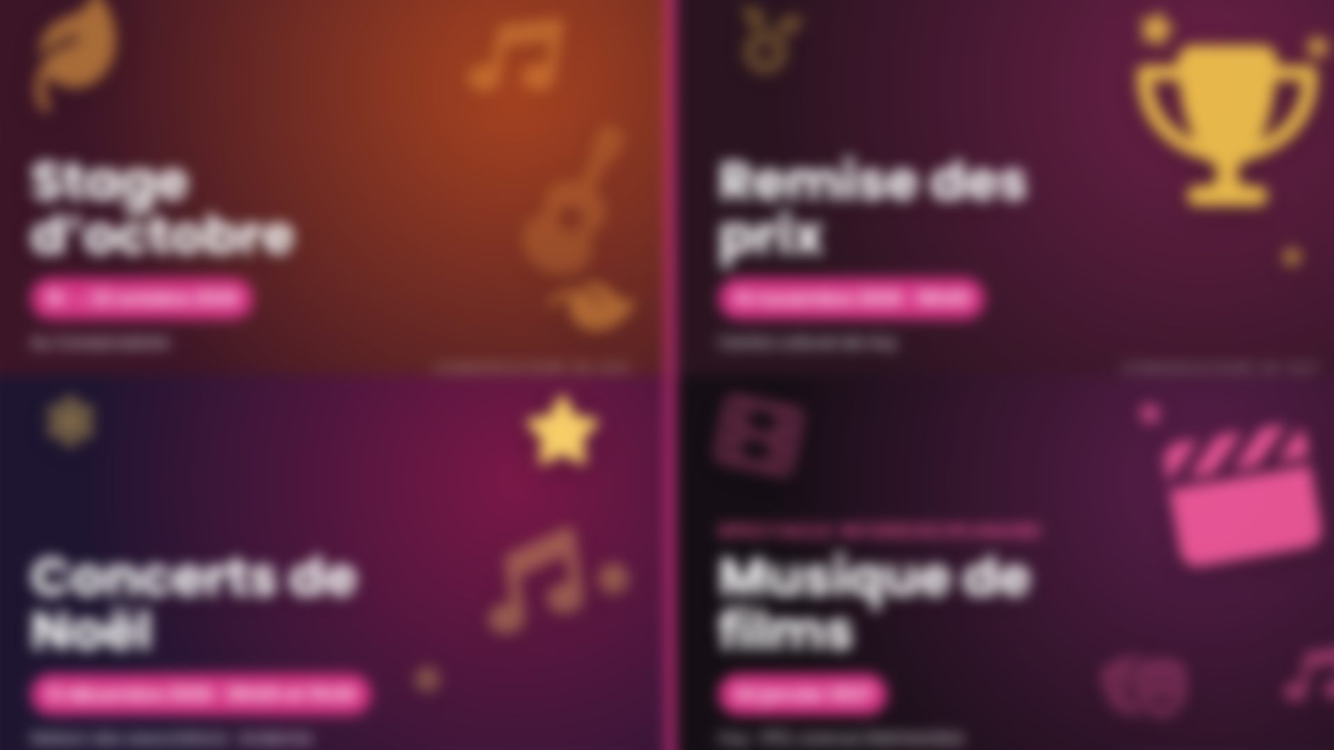 Nos prochains rendez-vous